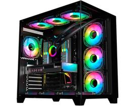 Gabinete Gamer K-mex Aquário CG-02J1 ATX Ghost Shark S/ Fans - K-mex Indústria Eletrónica