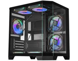 Gabinete Gamer K-mex Aquário CG-0620 Ângulo Micro Atx S/ Fan
