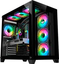 Gabinete Gamer K-mex Aquário CG-P2R4 ATX Space Sem Fans Gabinete Gamer K-mex Aquário CG-P2R4 ATX Space Sem Fans