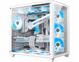 Gabinete Gamer K-mex Aquário CG-W2R4 ATX Space Sem Fans Gabinete Gamer K-mex Aquário CG-W2R4 ATX Space Sem Fans