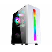 Gabinete Gamer K-MEX Bifrost CG-W1A9, RGB, Mid Tower, Vidro Temperado, Branco