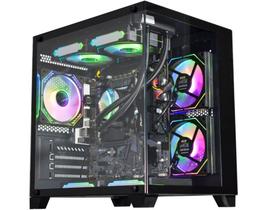 Gabinete Gamer K-mex CG-QN24 SpaceAqua II Micro ATX sem Fans