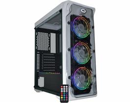 Gabinete Gamer K-mex CG-W1B1 Trooper 3 Fans ARGB Rítmicos