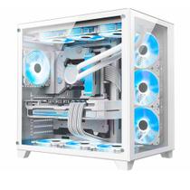 Gabinete Gamer K-MEX SPACE ATX WHITE - CG-W2R4 - ATX Gabinete Gamer K-MEX SPACE ATX WHITE - CG-W2R4 - ATX