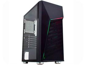 Gabinete Gamer K-Mex Strife II CG-01C1 - RGB ATX 7 FANs Preto