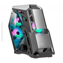 Gabinete Gamer K-Mex Stryker, mATX, Lateral em Vidro, Sem Fonte e Fan, Preto - CG-04BA (CG04BARH001CB0X)