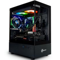 Gabinete Gamer Kalkan Avalon, Frontal e Lateral em Vidro Temperado, Micro-ATX, Mini ITX, USB 3.0, Preto - KLK00036