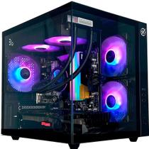 Gabinete Gamer Kalkan Midgard, Mid Tower, Micro-ATX, Lateral em Vidro Temperado, Sem FANs, Preto - KLK00039