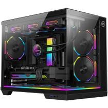 Gabinete Gamer Kalkan Rgb compacto m-atx Gabinete Gamer Kalkan Rgb compacto m-atx