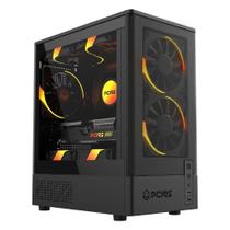 Gabinete Gamer Kauri Black Vulcan GKRIBV Mid Tower Mini ITX Micro ATX Preto Pcyes Gabinete Gamer Kauri Black Vulcan GKRIBV Mid Tower Mini ITX Micro ATX Preto Pcyes