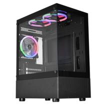 Gabinete Gamer Kmex CG-02TW Aquario 3 fans