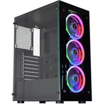 Gabinete Gamer Kmex Led RGB - CG10H3