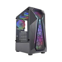 Gabinete Gamer KMex Warlock A1D4 com Iluminação RGB