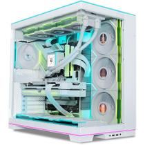 Gabinete Gamer Lian-Li O11 EVO RGB, Mid Tower, E-ATX, Lateral e Frente em Vidro Temperado, Branco - O11DERGBW WHITE Gabinete Gamer Lian-Li O11 EVO RGB, Mid Tower, E-ATX, Lateral e Frente em Vidro Temperado, Branco - O11DERGBW WHITE