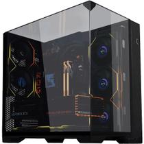 Gabinete Gamer Lian Li O11 Vision Compact, E-ATX, Lateral em Vidro Temperado, Sem FANs, Preto - O11VPX-M BLACK Gabinete Gamer Lian Li O11 Vision Compact, E-ATX, Lateral em Vidro Temperado, Sem FANs, Preto - O11VPX-M BLACK