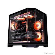Gabinete Gamer Liketec Impossible Dark Sem Fan Gabinete Gamer Liketec Impossible Dark Sem Fan