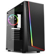 Gabinete Gamer Lion USB 3.0 Preto com 1 Cooler ARGB - MYMAX