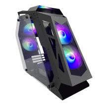 Gabinete Gamer M-ATX HTLK6S05R6 C/ 06 Fans S/ Fonte