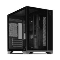 Gabinete Gamer Mancer CV100 S/Fan S/Fonte MidTower Lateral De Vidro Preto - MCR-CV100-BK