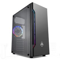 Gabinete Gamer Mancer SideWinder, RGB, Mid-Tower, Lateral de Vidro, Preto, MCR-SDW-RGB01