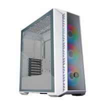 Gabinete Gamer Masterbox 520 Mesh Vidro Temperado com 3 Fans ARGB 120mm Branco Cooler Master