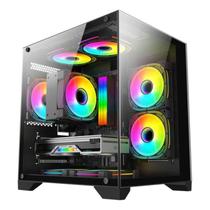Gabinete Gamer Micro Aquário Micro Atx S/ Fans Cor Preto - K-mex Cg-0830