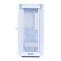 Gabinete gamer micro atx sem fan sem fonte round5 astra white r5-astra-w-2186