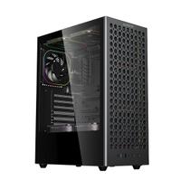Gabinete gamer mid tower sem fan sem fonte gab110 arch iii preto aerion