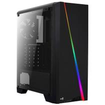 Gabinete gamer mid tower sem fonte aerocool cylon
