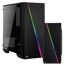 Gabinete Gamer Mini Cylon Aerocool Mid Tower Suporta 3 Ventoinhas Painel de Acrílico Iluminação Com 13 Modos de Rgb Gabinete Gamer Mini Cylon Aerocool Mid Tower Suporta 3 Ventoinhas Painel de Acrílico Iluminação Com 13 Modos de Rgb