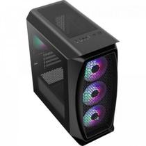 Gabinete Gamer Mini Tower Aero One Mini Frost Preto Aerocool