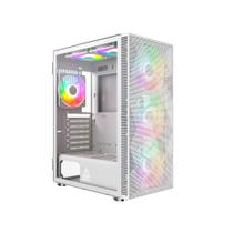 Gabinete Gamer Montech X3 Mesh, Mid-Tower, Painel Frontal em Mesh, Com 6X Fans, Branco - X3MESHWH Gabinete Gamer Montech X3 Mesh, Mid-Tower, Painel Frontal em Mesh, Com 6X Fans, Branco - X3MESHWH
