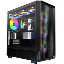 Gabinete Gamer Montech X5 Mid Tower E-ATX 4 Fans ARGB Preto