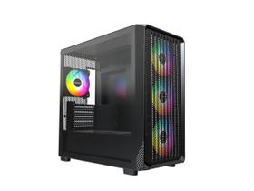 Gabinete Gamer Montech X5M Micro ATX com 4 Ventoinhas ARGB de 120 mm Gabinete Gamer Montech X5M Micro ATX com 4 Ventoinhas ARGB de 120 mm