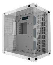 Gabinete Gamer Motospeed Hyrax, Atx, Frente E Lateral Em Vidro Temperado, Branco - Hgb700w Gabinete Gamer Motospeed Hyrax, Atx, Frente E Lateral Em Vidro Temperado, Branco - Hgb700w