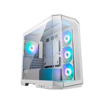 Gabinete Gamer MSI MAG Pano M100R PZ White, Mini Tower, Lateral em Vidro, 4x FANs ARGB, M-ATX, Branco - 306-7G24W21-809 Gabinete Gamer MSI MAG Pano M100R PZ White, Mini Tower, Lateral em Vidro, 4x FANs ARGB, M-ATX, Branco - 306-7G24W21-809