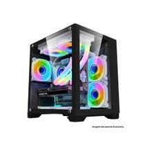 Gabinete Gamer MXTX Brazilpc 345 Com 4 Coolers Preto - BRAZIL PC