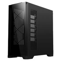 Gabinete gamer neologic titan, atx, vidro temperado, com 3 fans rgb, preto - nltitn