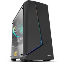 Gabinete Gamer NOX Infinity Alpha, ARGB Rainbow, 1 Cooler, Lateral em Vidro - NXINFINTYALPHA