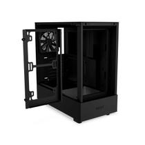 Gabinete Gamer NZXT H5 FLOW Lateral Vidro TEMP MINI-ITX/MICRO-ATX/ATX/EATX Preto - CC-H51FB-