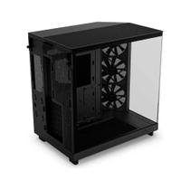 Gabinete Gamer NZXT H6 Flow Mid Tower CC-H61FB-01 Compacto Preto Gabinete Gamer NZXT H6 Flow Mid Tower CC-H61FB-01 Compacto Preto