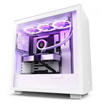 Gabinete Gamer NZXT H7 Vidro Temperado Com Fans Mid Tower ATX Branco - CM-H71BW-01