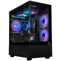 Gabinete Gamer One Power Crystal Mid Tower Preto - CC-202B