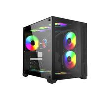 Gabinete Gamer Pcyes Forcefield Black Vulcan - Gffbvp Gabinete Gamer Pcyes Forcefield Black Vulcan - Gffbvp