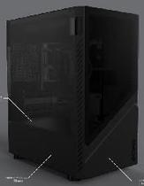 Gabinete Gamer Pcyes Set Black Vulcan - Gsbvpbr Gabinete Gamer Pcyes Set Black Vulcan - Gsbvpbr