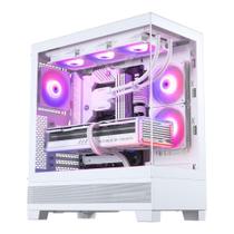 Gabinete Gamer Phanteks Xt View, Mid-Tower, Lateral em Vidro, Com 3 Fan, Branco - PH-XT523V1_DWT01