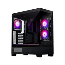 Gabinete gamer phanteks xt view, mid tower, vidro temp, 3 fans, black, phxt523v1_dbk01