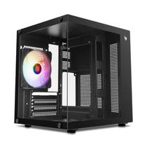 Gabinete Gamer Pichau Atom Mini-Tower Lateral de Vidro Com 1 Fan Preto - PG-ATOM-BK Gabinete Gamer Pichau Atom Mini-Tower Lateral de Vidro Com 1 Fan Preto - PG-ATOM-BK