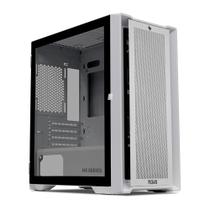 Gabinete Gamer Pichau HX550M, Mid-Tower, Lateral de Vidro, Com 3 Fans, Branco, PG-HX550M-WT01