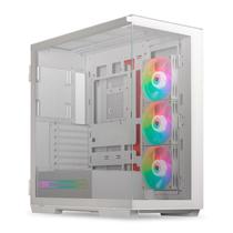 Gabinete Gamer Pichau Voyager One, ARGB, Full-Tower, Lateral de Vidro, Com 3 Fans, Branco, PG-VY1-WH-3F